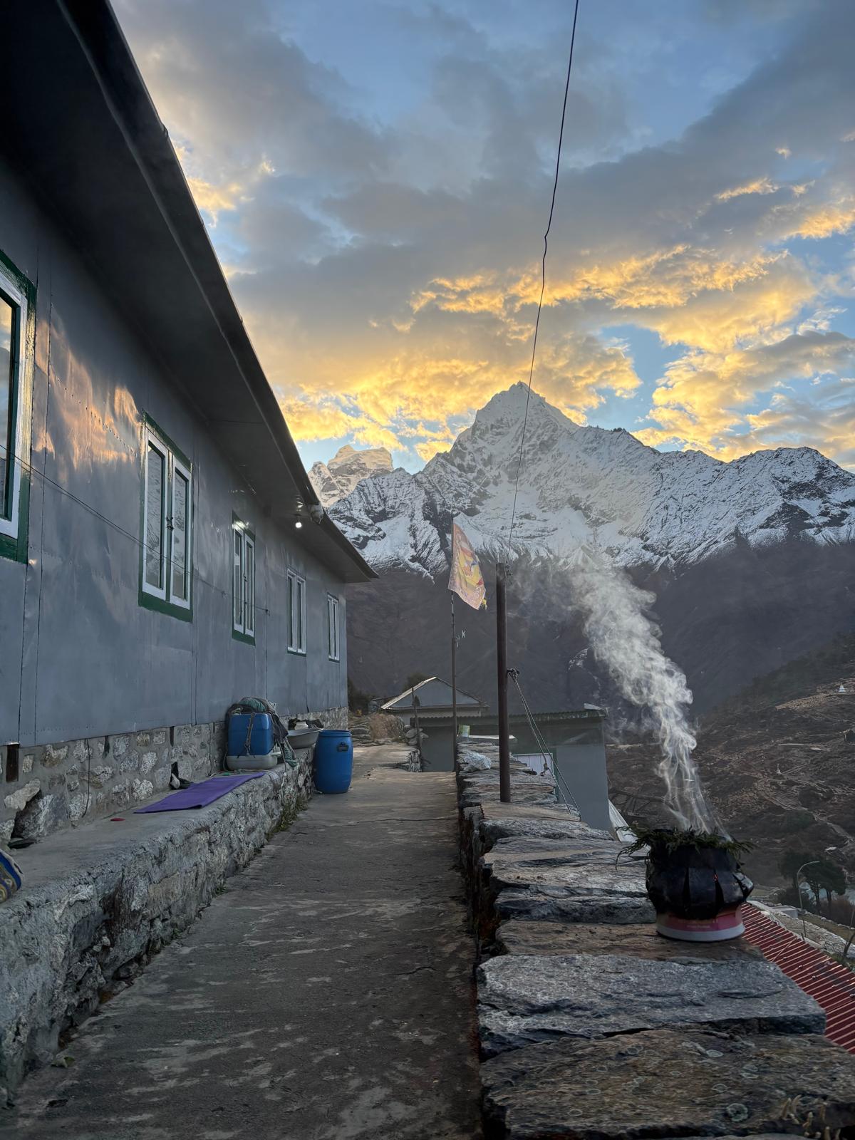 Les lumières du matin à Khumjung