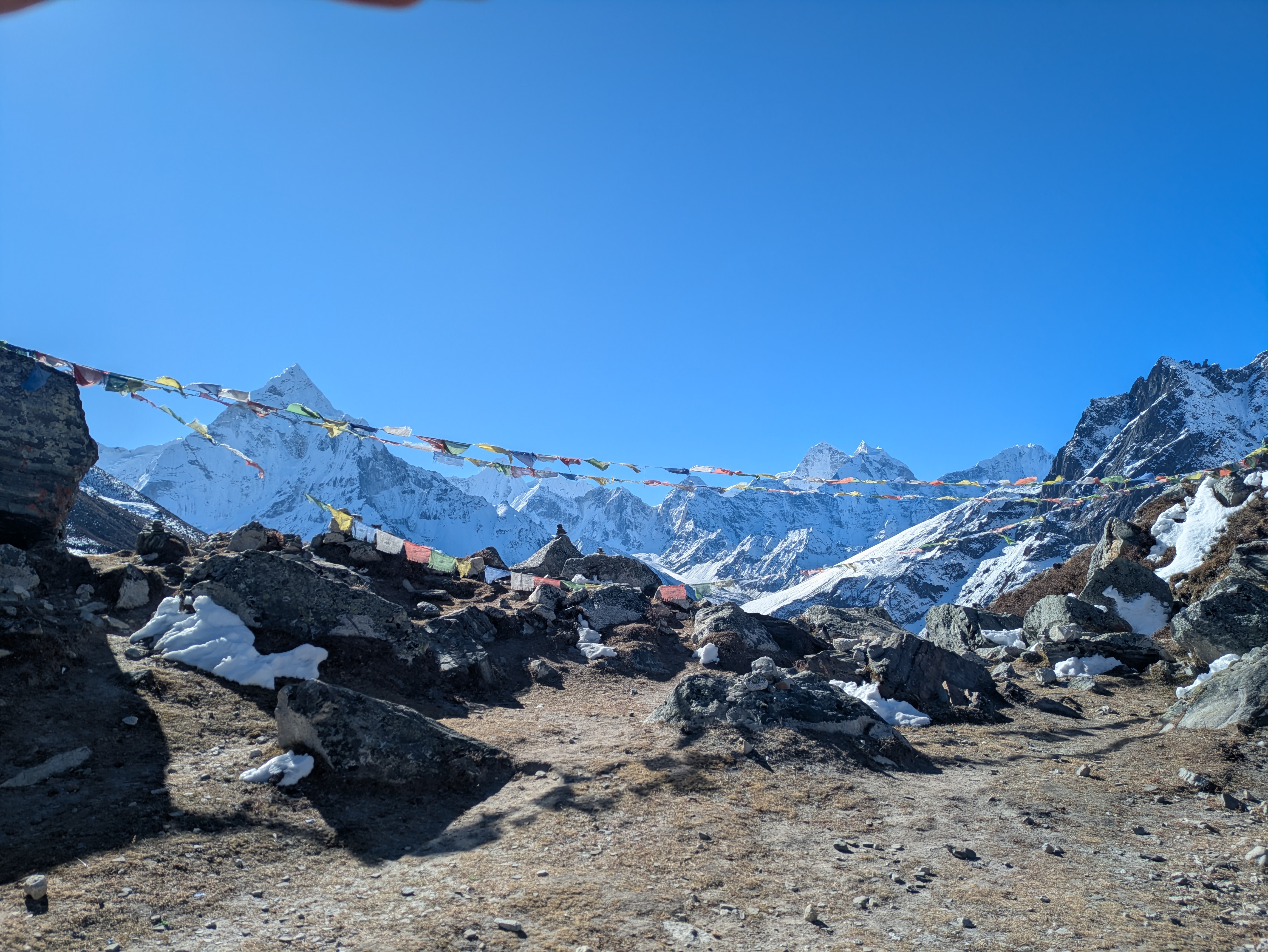 Des drapeaux de prières …