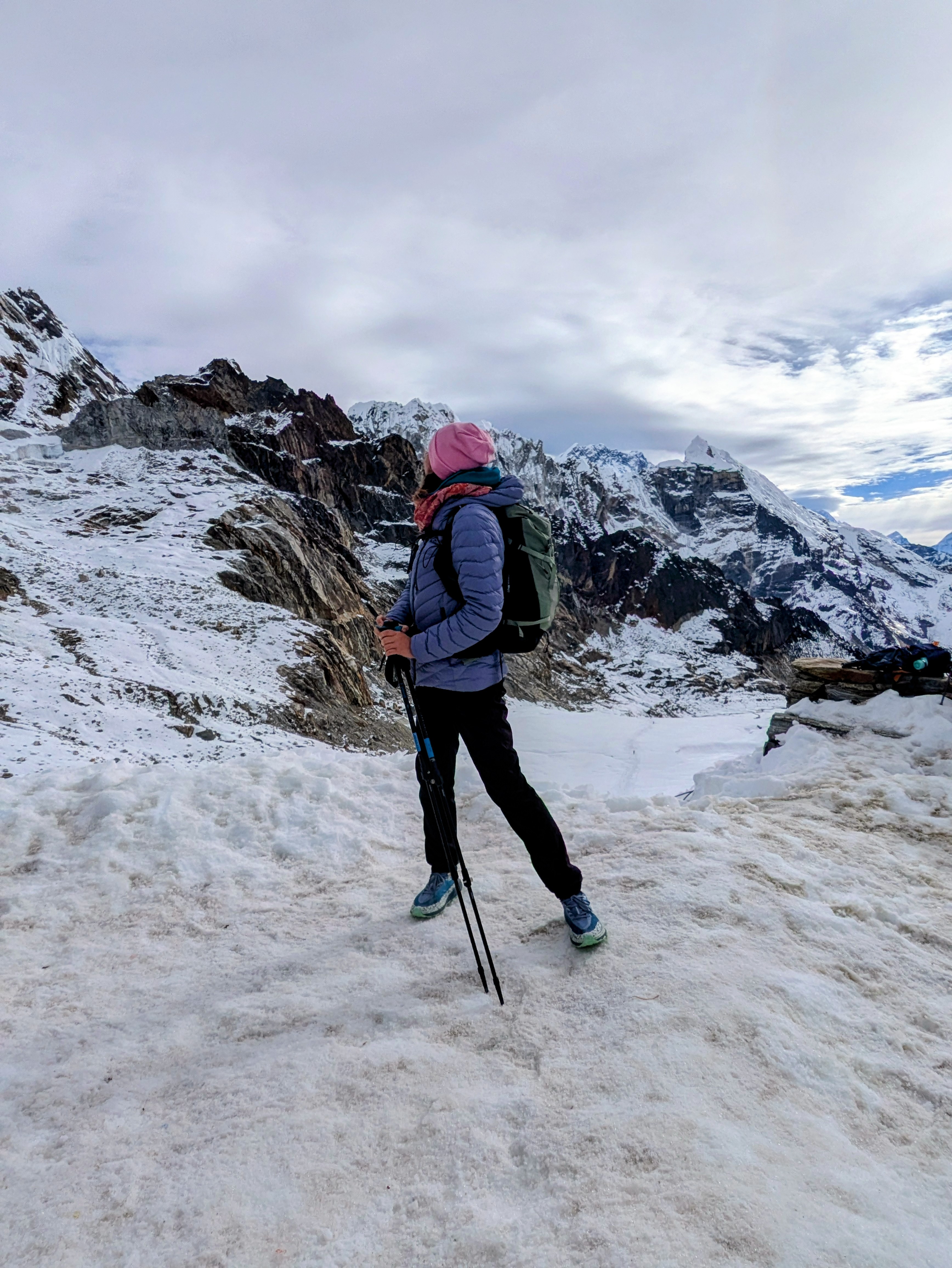 Moi sur le col (pas très impressionnant vu comme ça)