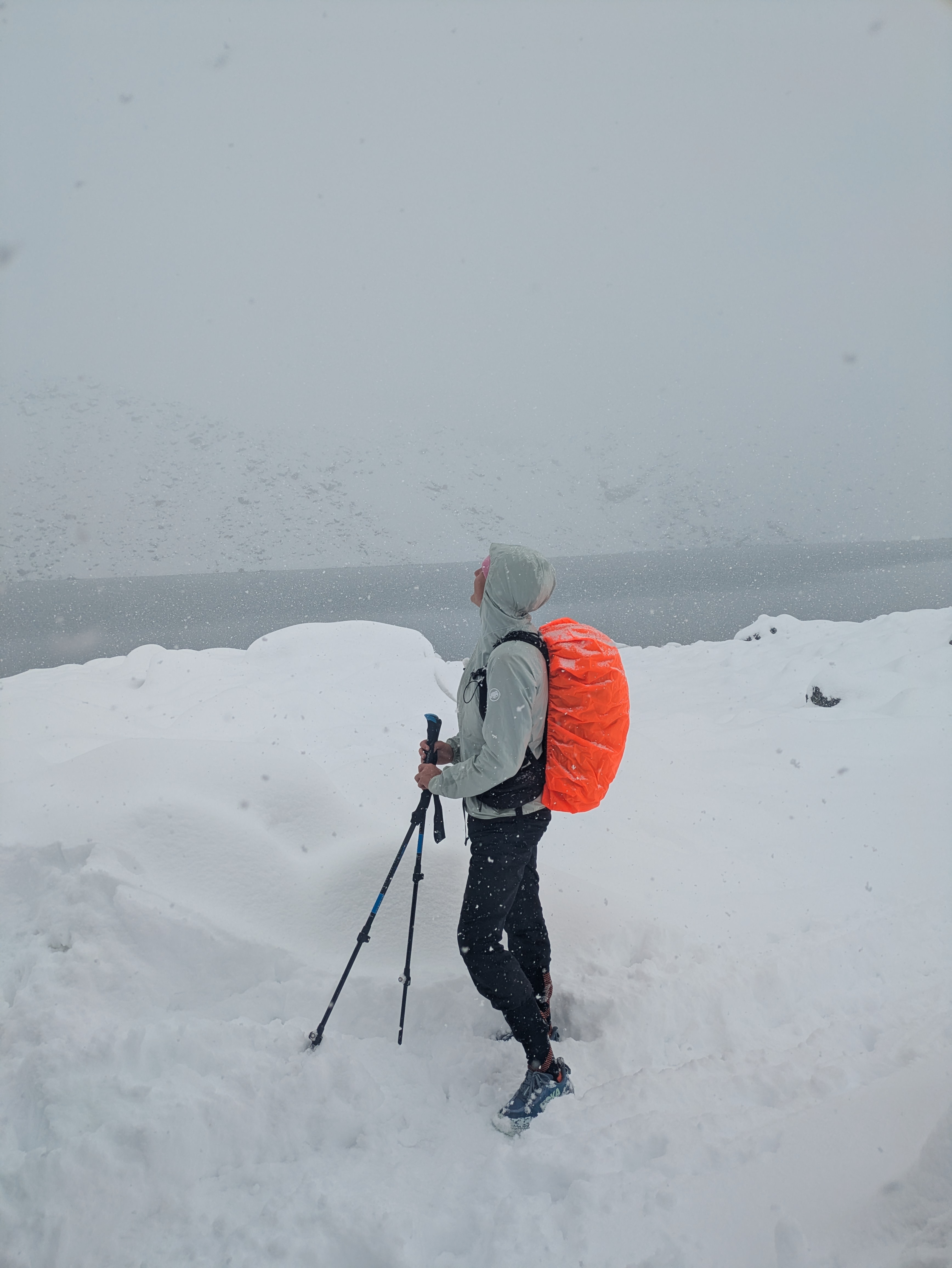 Devant le lac de Gokyo